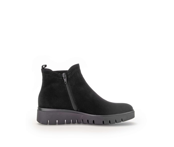 Gabor Damen  Chelsea Boot Schwarz - Rauleder