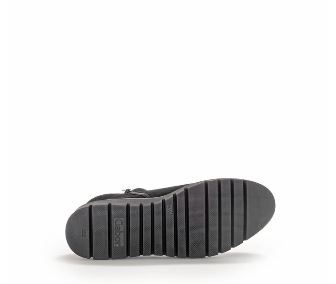 Gabor Damen  Chelsea Boot Schwarz - Rauleder
