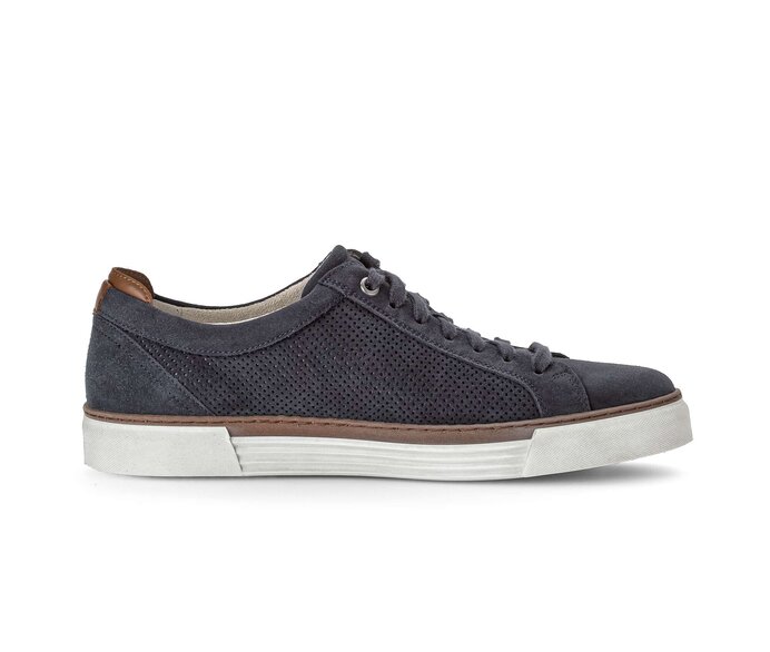 Pius Gabor Herren Sneaker Low Blau - Rauleder
