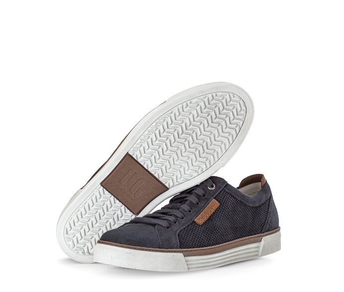 Pius Gabor Herren Sneaker Low Blau - Rauleder