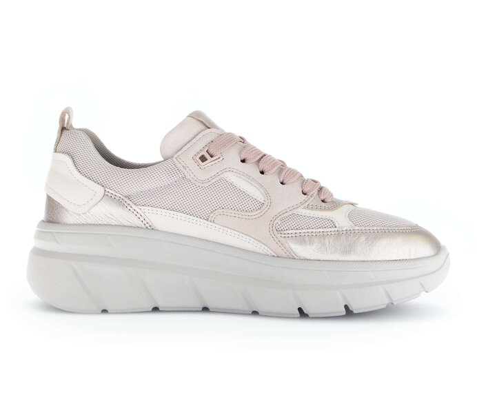 Gabor Damen  Sneaker Low Rosa - Materialmix Leder/Lederimitat