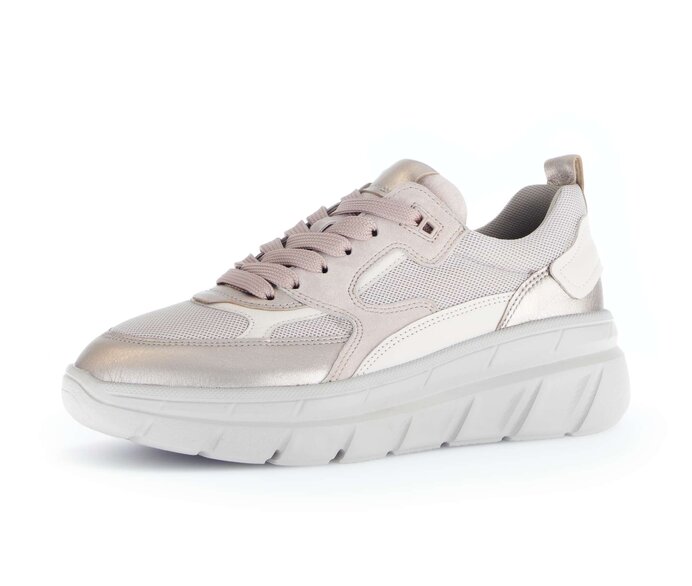 Gabor Damen  Sneaker Low Rosa - Materialmix Leder/Lederimitat