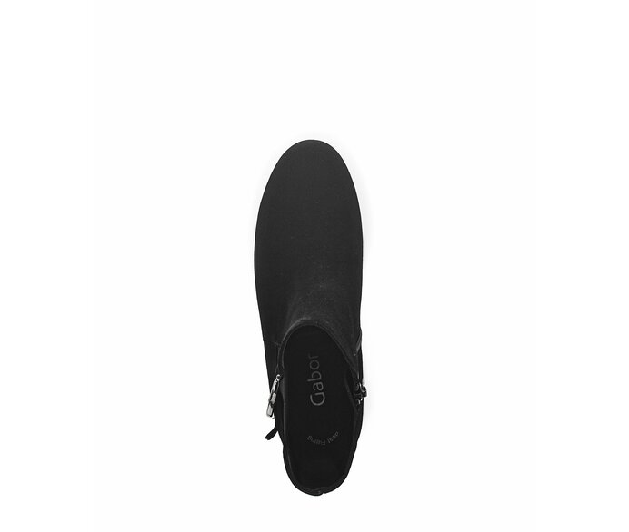Gabor Damen  Chelsea Boot Schwarz - Rauleder