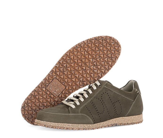 Pius Gabor Herren Sneaker Low Grün - Nubuk