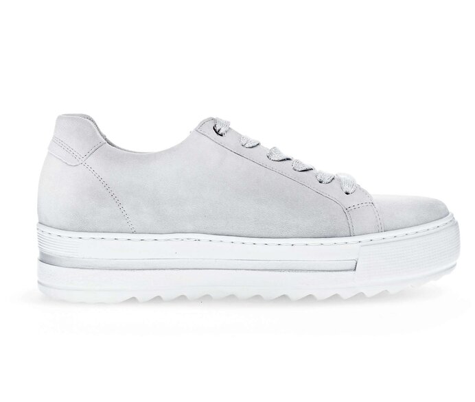 Gabor Damen  Sneaker Low Grau - Rauleder