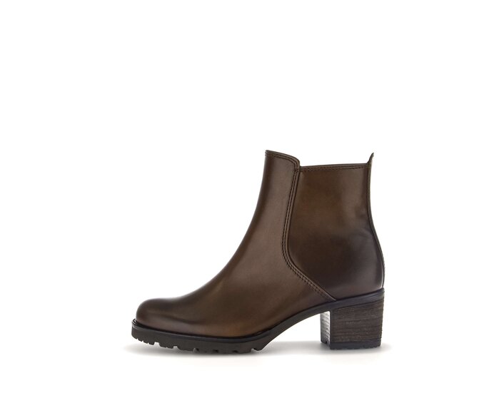 Gabor Damen Plateau Stiefelette Braun - Glattleder