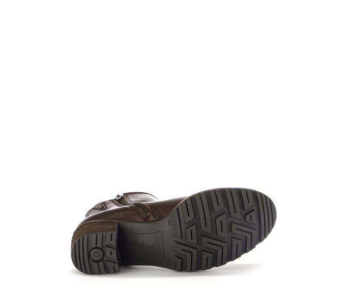 Gabor Damen  Plateau Stiefelette Braun - Glattleder