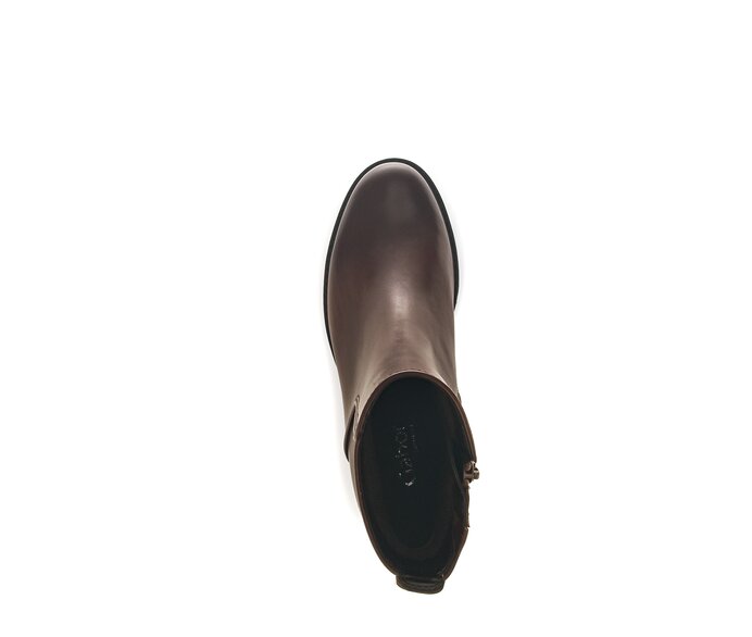 Gabor Damen  Plateau Stiefelette Braun - Glattleder