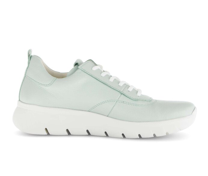 Gabor Damen  Sneaker Low Grün - Glattleder