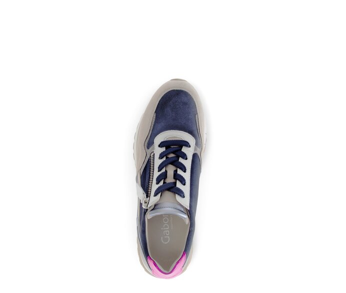 Gabor Damen  Sneaker Low Multicolour - Materialmix Leder