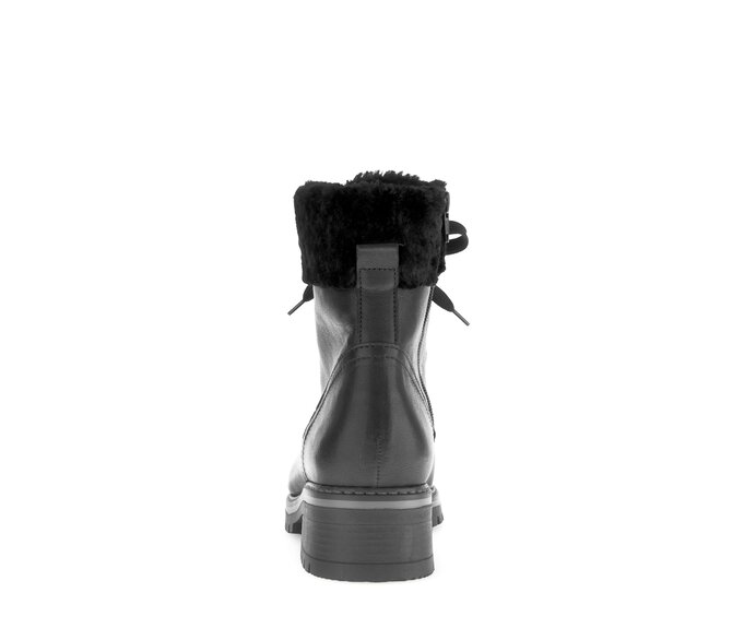 Gabor Damen  Winterstiefelette Schwarz - Materialmix Leder/Lederimitat