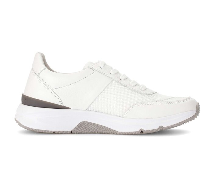 Gabor Damen  Sneaker Low Weiß - Materialmix Leder/Lederimitat