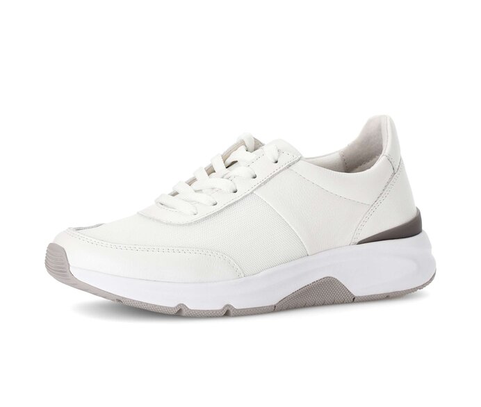 Gabor Damen  Sneaker Low Weiß - Materialmix Leder/Lederimitat