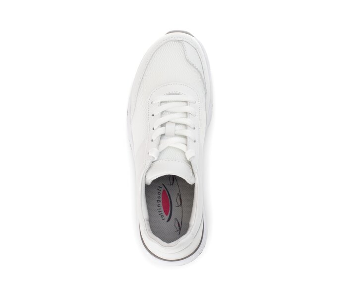 Gabor Damen  Sneaker Low Weiß - Materialmix Leder/Lederimitat
