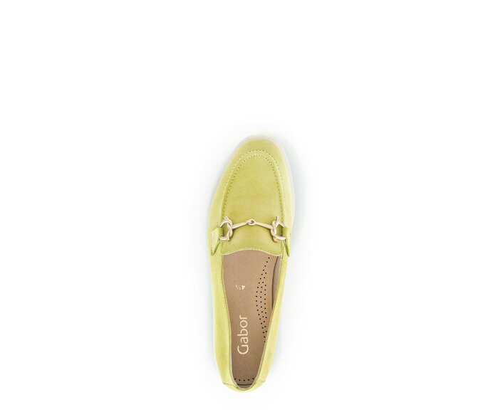 Gabor Damen  Slipper Grün - Rauleder