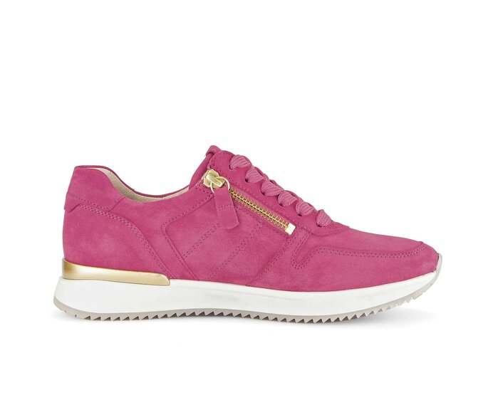 Gabor Damen  Sneaker Low Pink - Rauleder