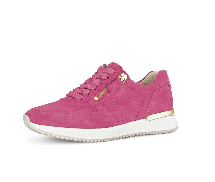Gabor Damen  Sneaker Low Pink - Rauleder
