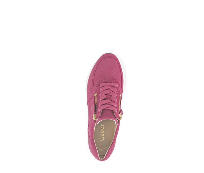 Gabor Damen  Sneaker Low Pink - Rauleder