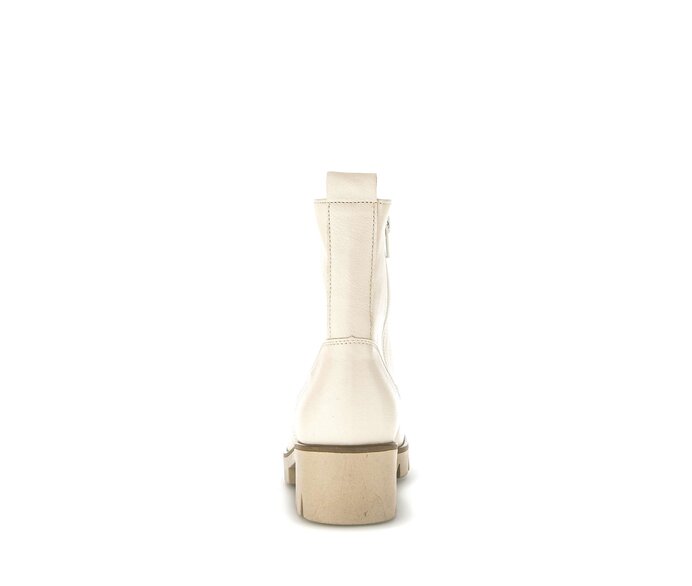 Gabor Damen  Schnürstiefelette Beige - Glattleder