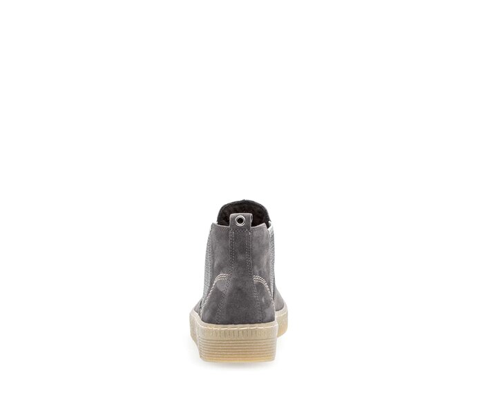 Gabor Damen  Chelsea Boot Grau - Rauleder