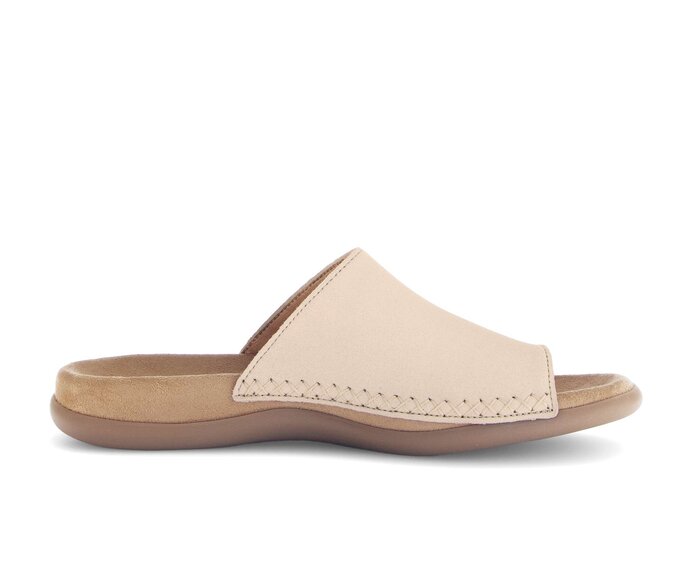 Gabor Damen  Zehentrenner Beige - Rauleder