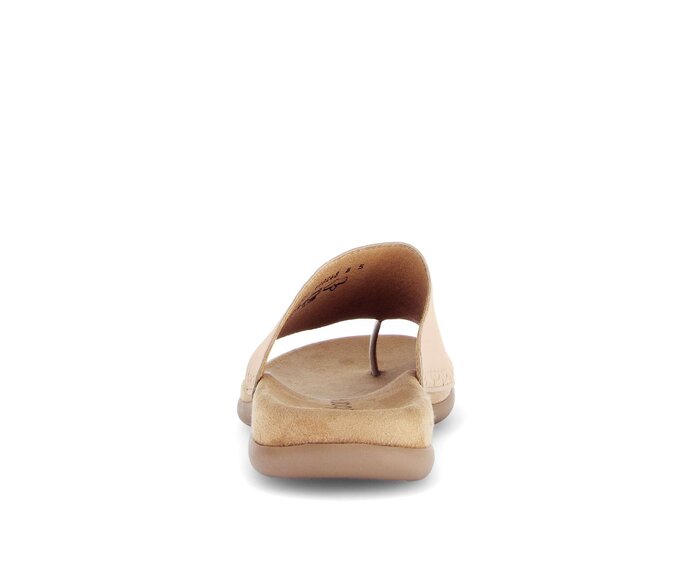 Gabor Damen  Zehentrenner Beige - Rauleder