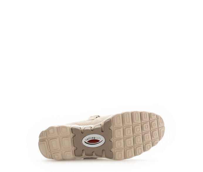 Gabor Damen  Sneaker Low Beige - Materialmix Leder/Lederimitat