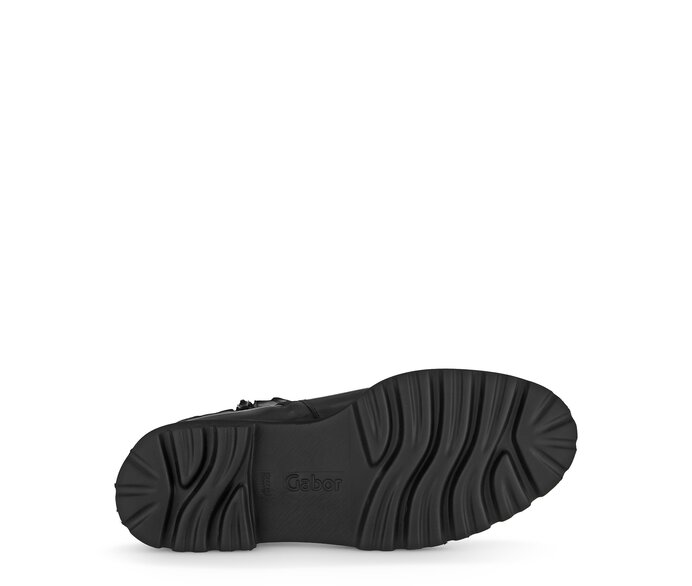 Gabor Damen  Chelsea Boot Schwarz - Glattleder