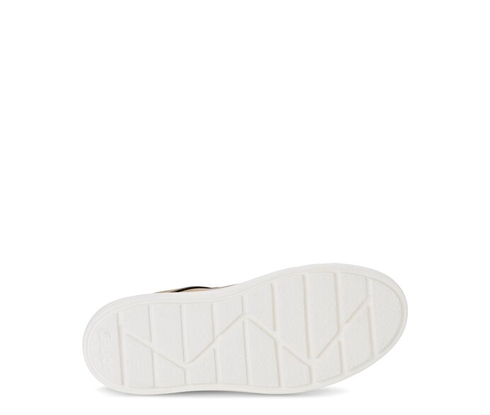 Gabor Damen  Sneaker Low Gold - Materialmix Leder