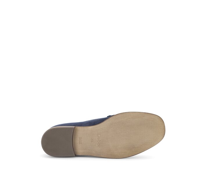 Gabor Damen  Slipper Blau - Rauleder