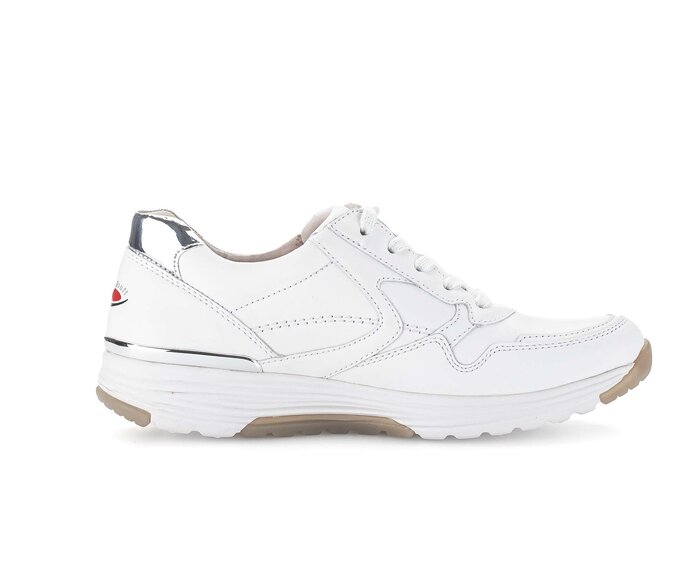 Gabor Damen  Sneaker Low Weiß - Materialmix Leder/Lederimitat
