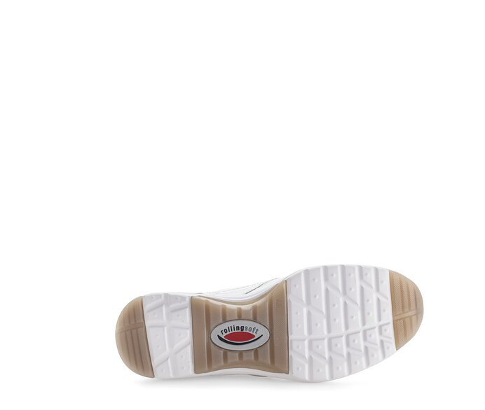 Gabor Damen  Sneaker Low Weiß - Materialmix Leder/Lederimitat