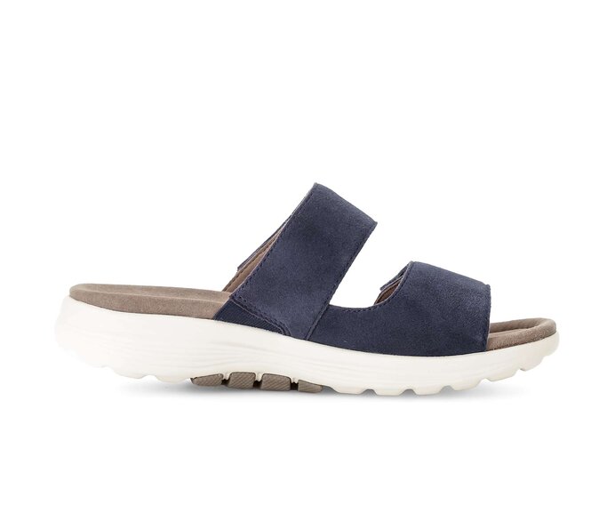 Gabor Damen  Pantolette Blau - Rauleder