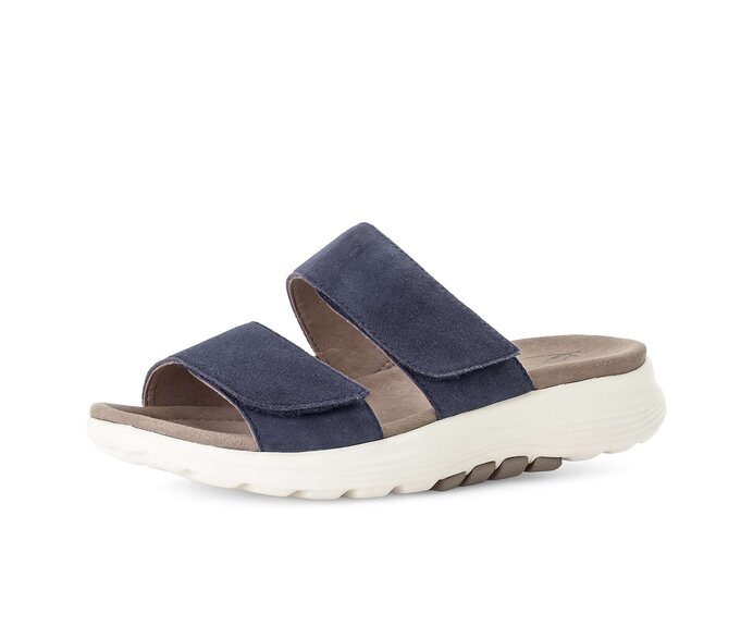 Gabor Damen  Pantolette Blau - Rauleder