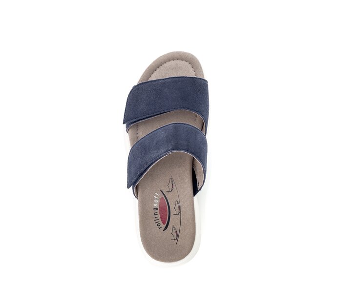 Gabor Damen  Pantolette Blau - Rauleder