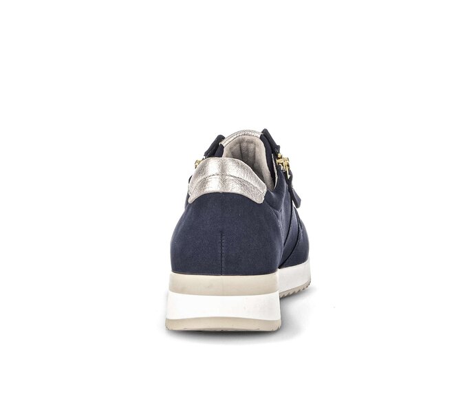 Gabor Damen  Sneaker Low Blau - Rauleder
