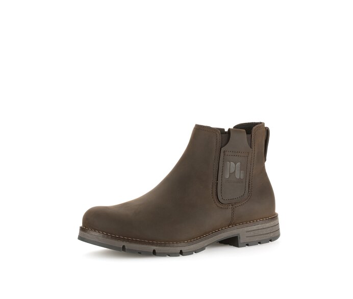 Pius Gabor Herren Chelsea Boot Braun - Fettleder