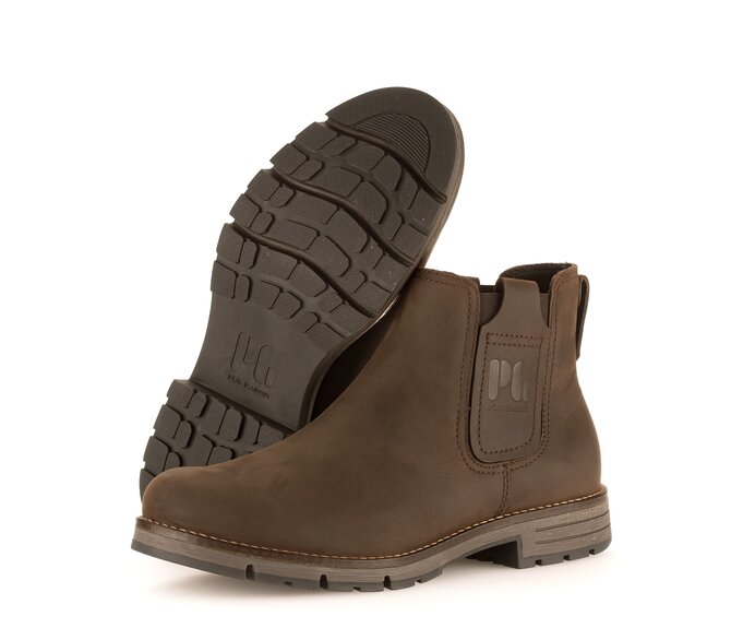 Pius Gabor Herren Chelsea Boot Braun - Fettleder