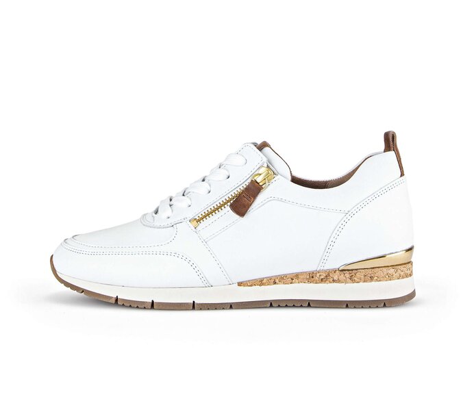 Gabor Damen Sneaker Low Weiß - Glattleder