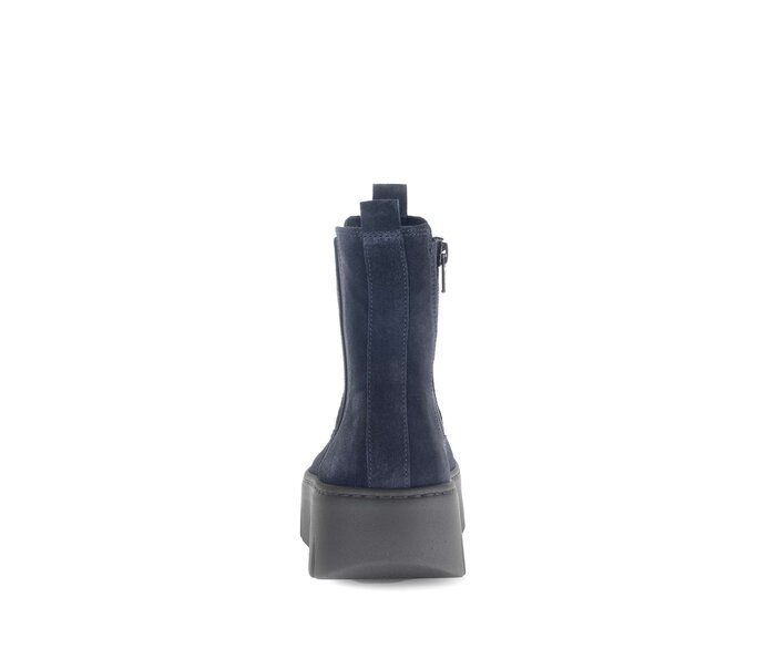 Gabor Damen  Chelsea Boot Blau - Rauleder