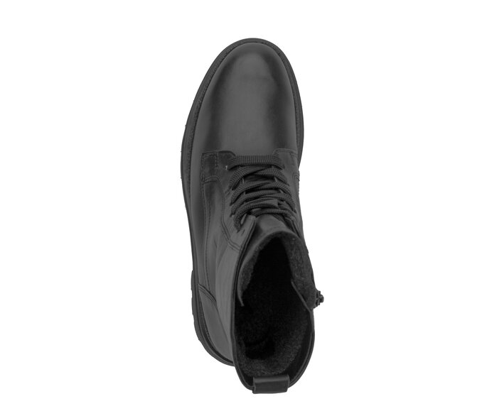 Gabor Damen  Schnürstiefelette Schwarz - Glattleder