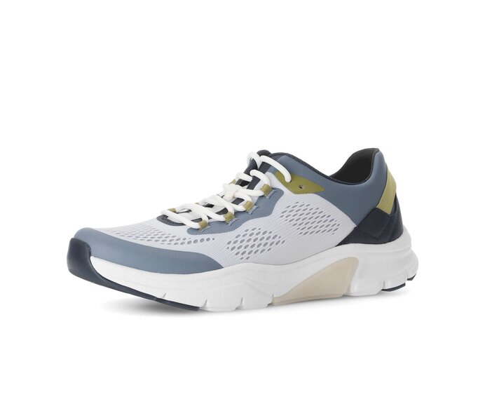 Gabor Herren Rollingsoft Sneaker Low Weiß - Textil