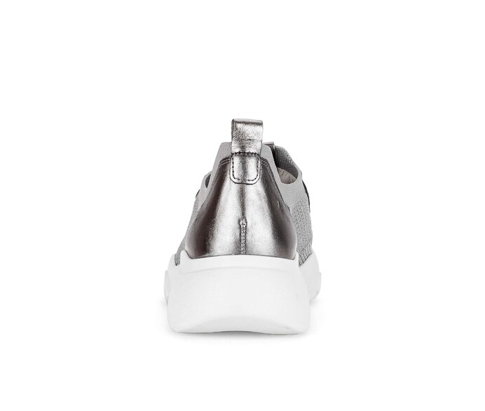 Gabor Damen  Sneaker Low Grau - Materialmix Leder/Lederimitat