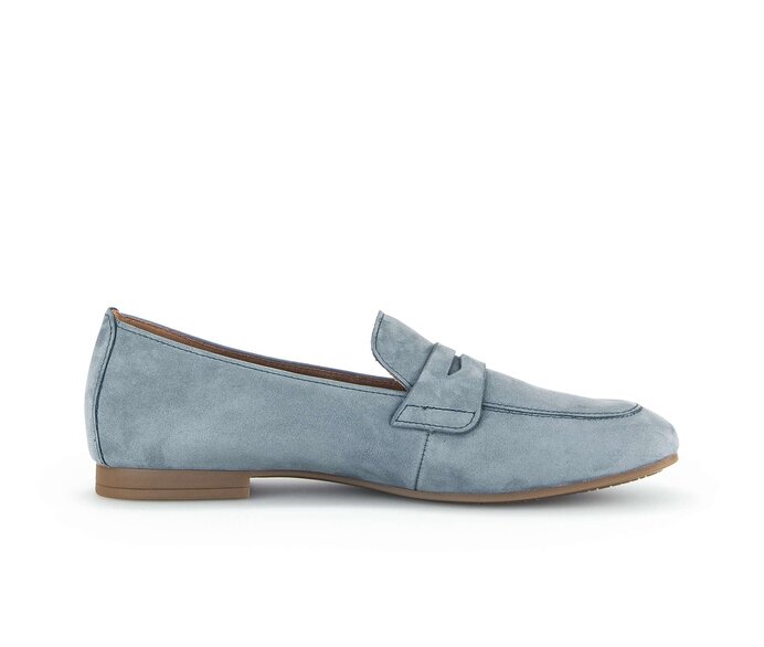 Gabor Damen  Slipper Blau - Rauleder