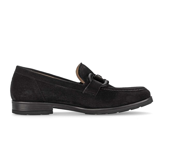 Gabor Damen  Slipper Schwarz - Rauleder