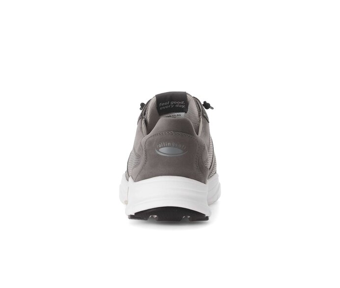 Gabor Herren Rollingsoft Sneaker Low Grau - Materialmix Leder/Textil