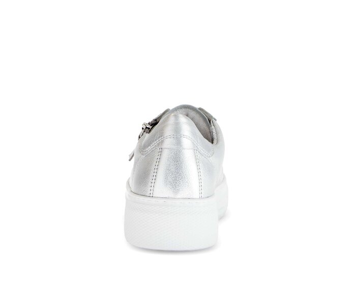 Gabor Damen  Sneaker Low Silber - Effektleder