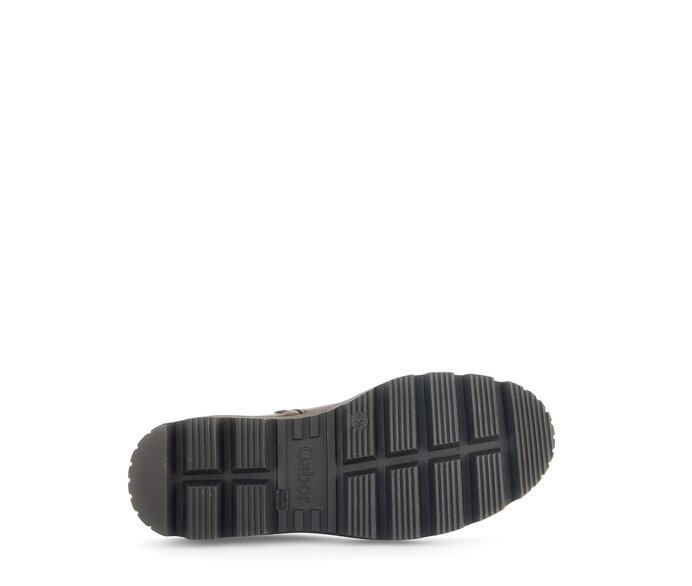 Gabor Damen  Schnürstiefelette Braun - Glattleder