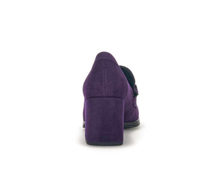 Gabor Damen  Hochfrontpumps Lila - Rauleder