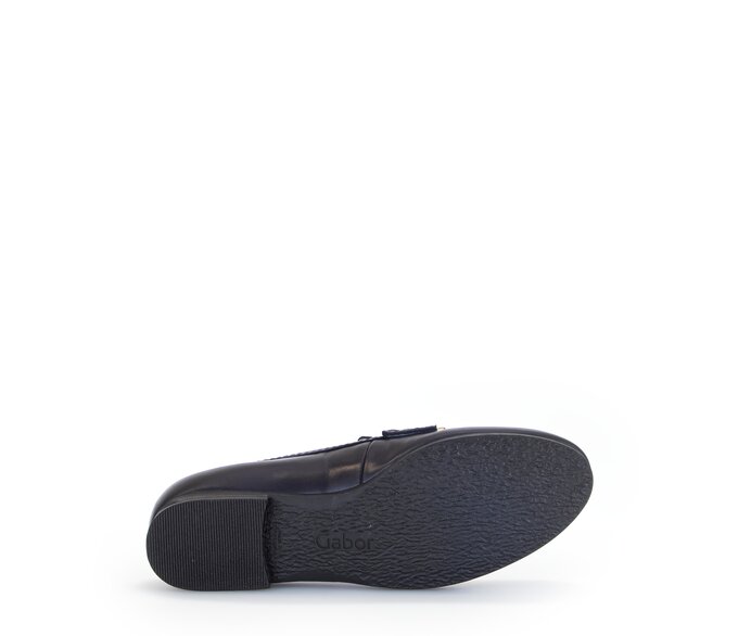Gabor Damen  Slipper Blau - Glattleder